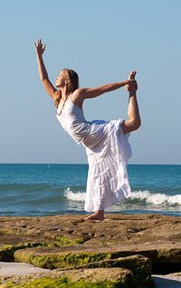 Emily Seymour yoga dancer's pose natarajasana book now